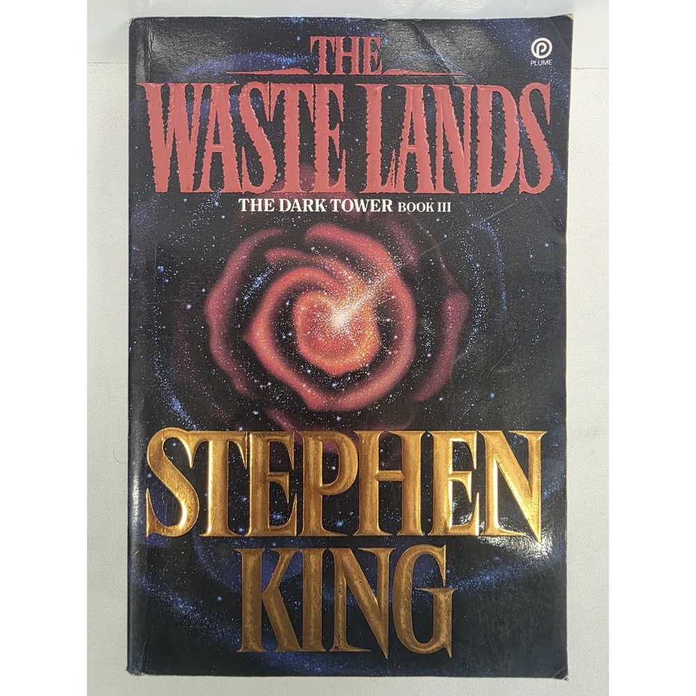 Stephen King The Waste Lands Dark Tower III 1992 1st Plume Printing PB Horror